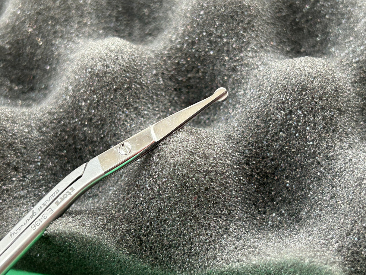 Karl Storz Surgical 4-1/2" Angled Eye Scissors