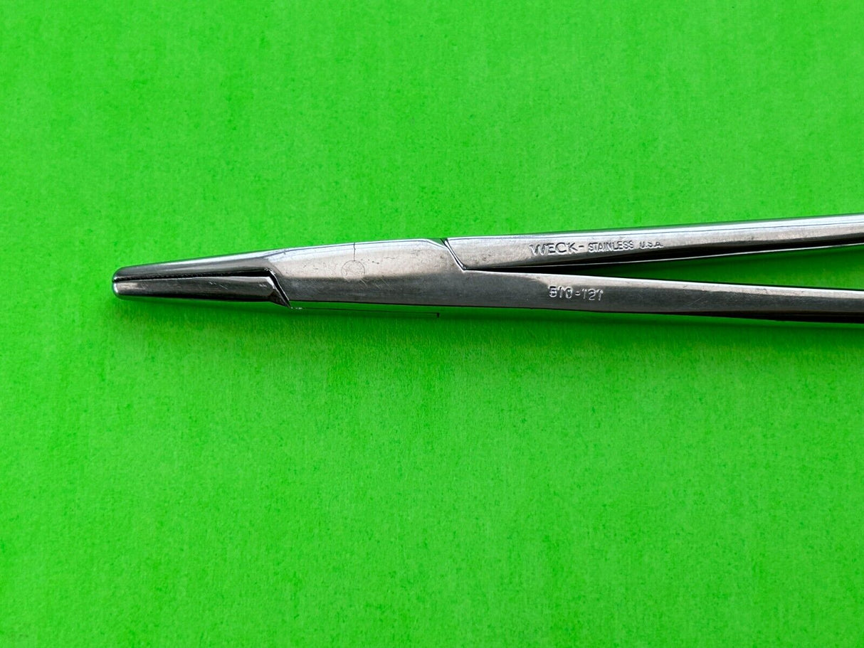 Weck Surgical 7-1/2" TC Mayo Hegar Needle Holder, Str Jaw