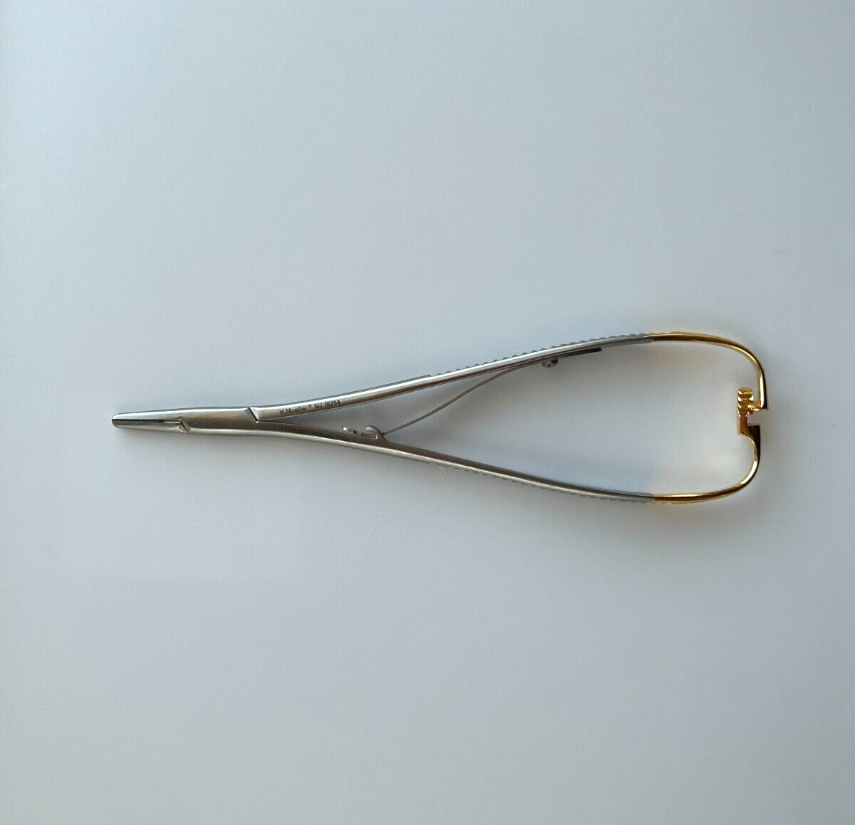 V. Mueller Mathieu needle holder Tungsten Carbide Inserts, 8in (20.3cm)