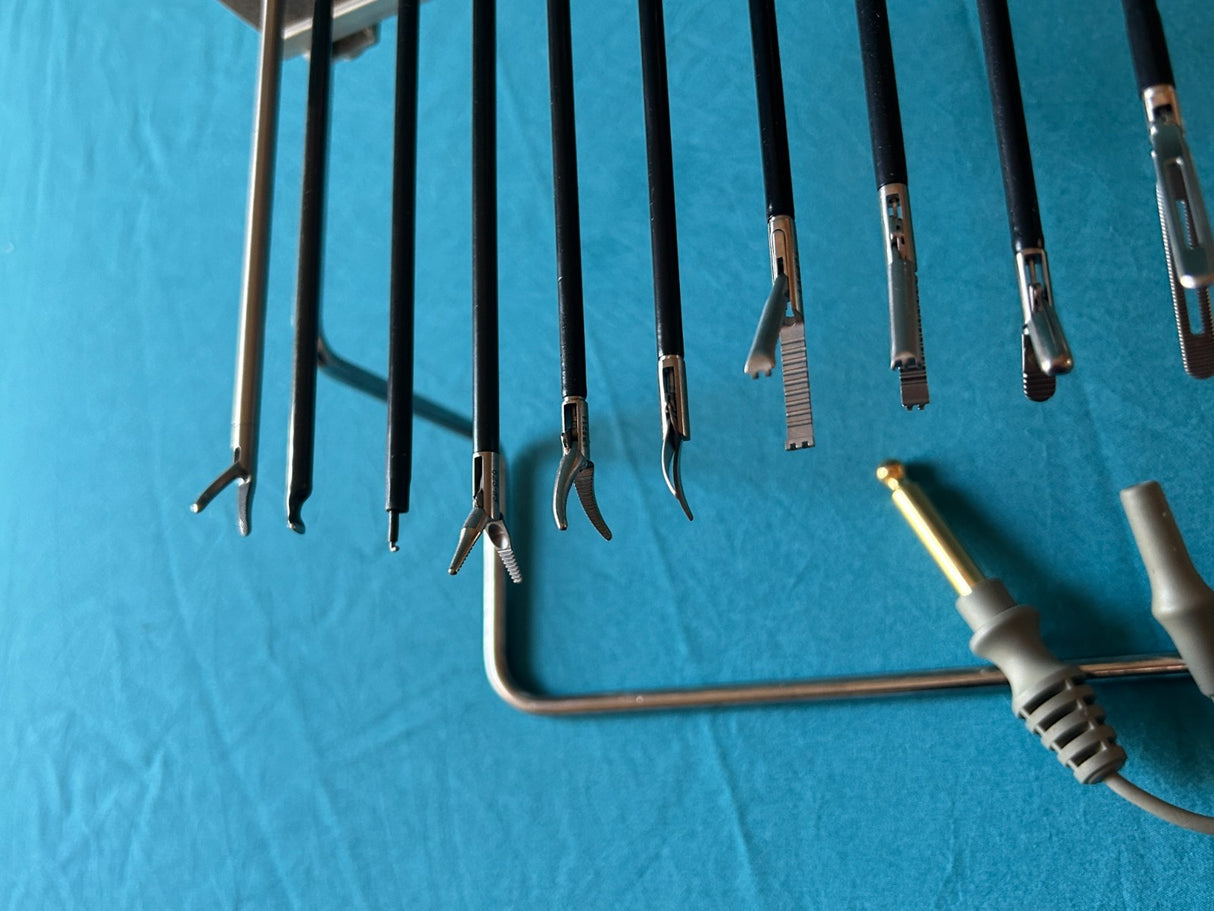 Set Of 12 Laparoscopy Most Popular Set 5mm Jarit Karl Storz V.Mueller (Set C)