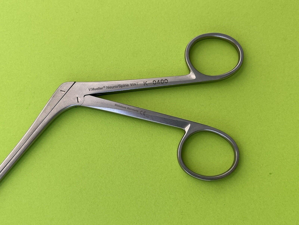 V.Mueller Surgical Peapod Intervertebral Disc Rongeur, Angled up 1.5mm Bite