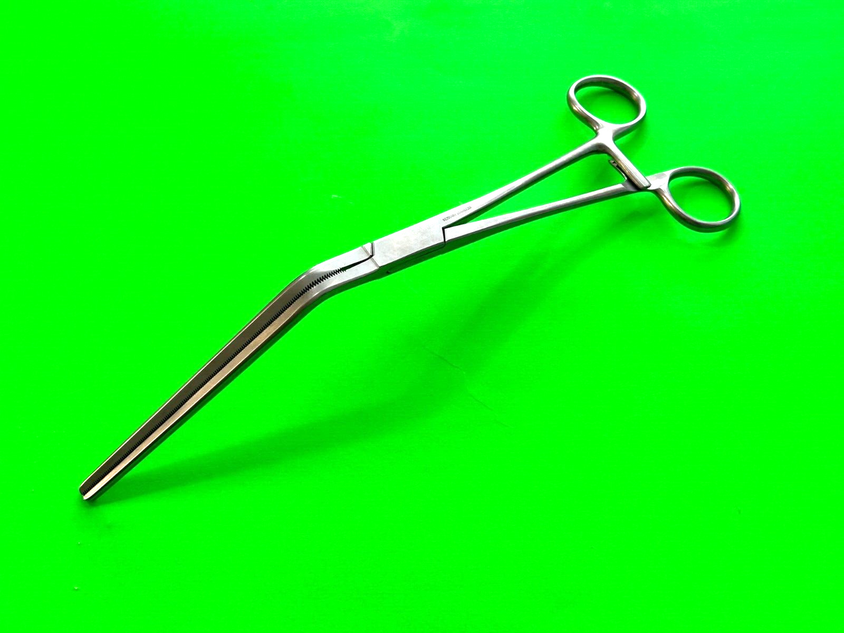 V. Mueller Surgical SU6156 DeBakey Multi-Purpose Clamp, 27 cm, Angled 60°
