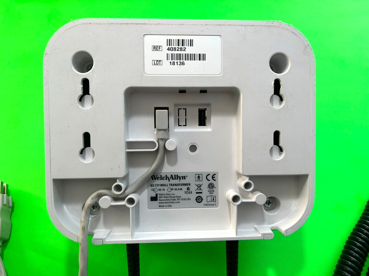 Welch Allyn GS 777 Wall Transformer With Ophthalmoscope, Otoscope, & Power Cable