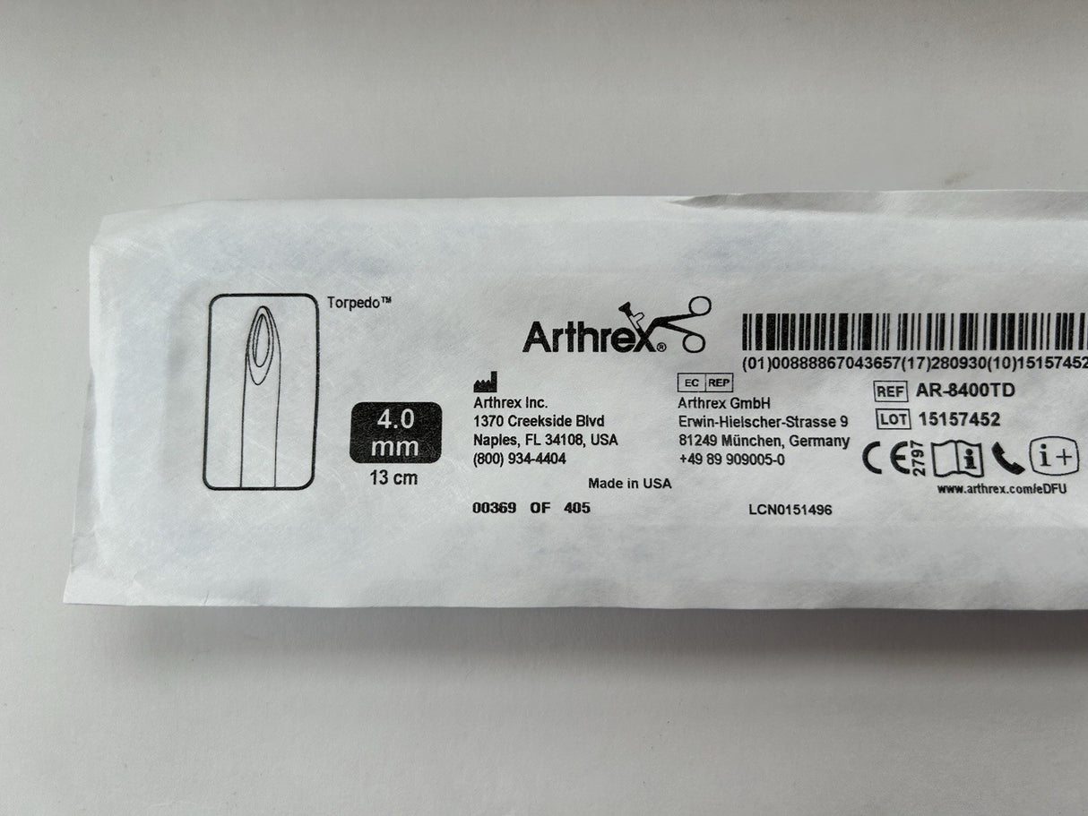 Arthrex Shaver Blades Cutter, 5.5 mm x 13 cm IN DATE