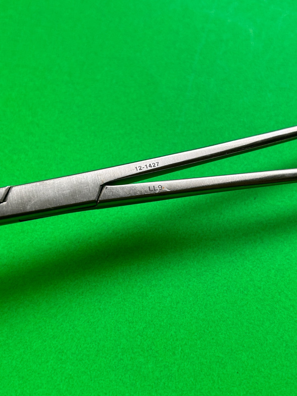 Pilling 12-1427 Foerster Sponge Curved Forceps 9-1/2"