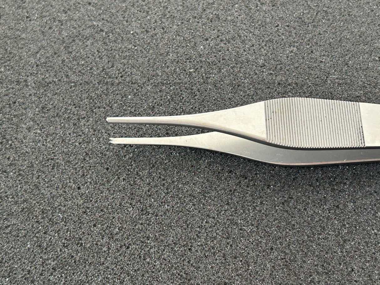 Aesculap BD523R Jefferson Tissue Forceps 7" 1X2 Teeth