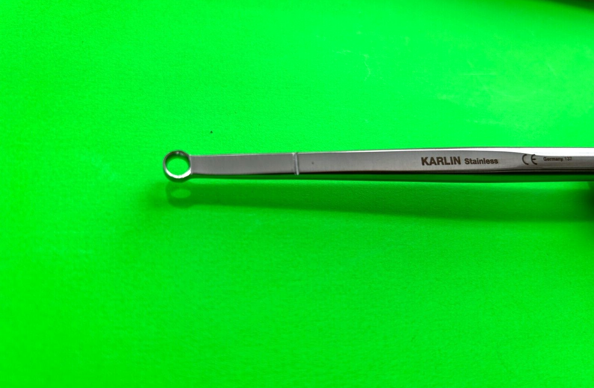 Symmetry Surgical 46-3401 Magnum Ring Curette 6mm Tip Straight