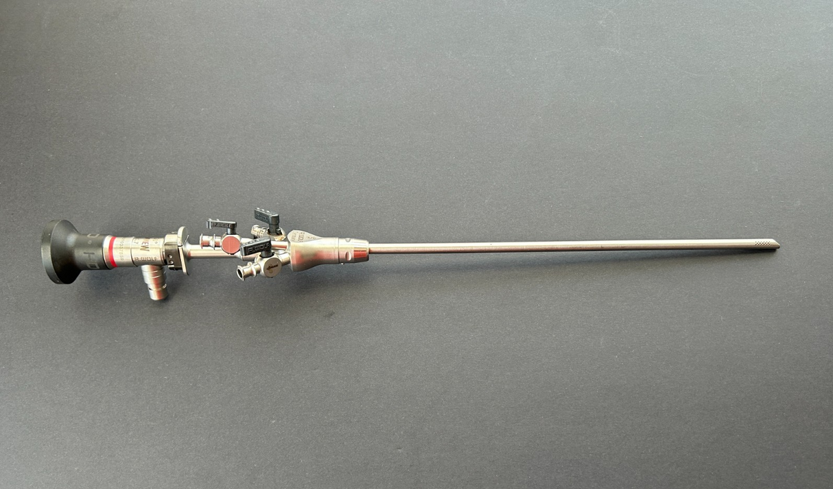 R.Wolf 2.7mm 30° PANOVIEW HD HysteroScope 5.5mm OptiFLOW Sheath Set w/Cable,Tray