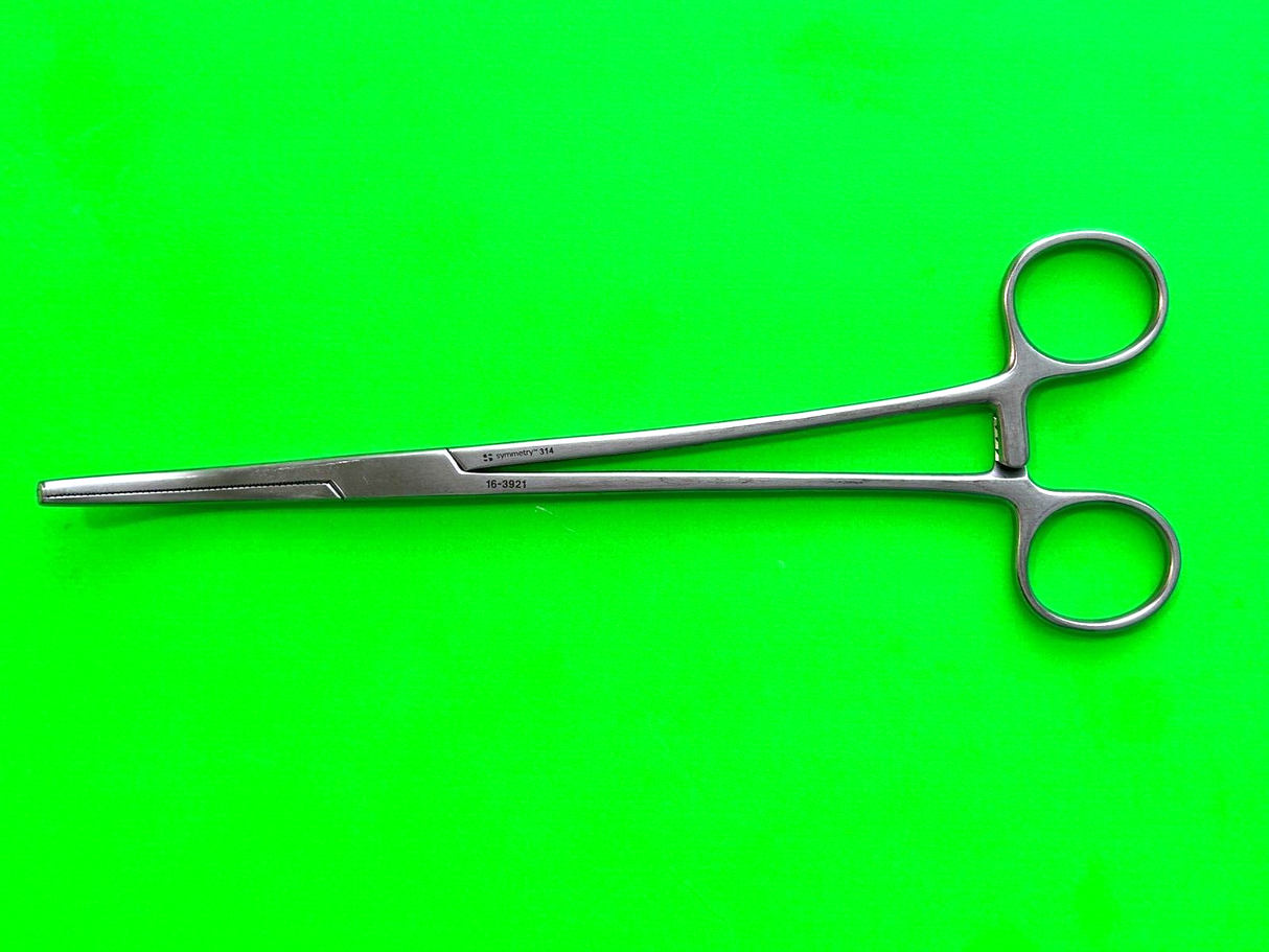 Symmetry Surgical 16-3921 Buie Pile Clamp, Curved 22cm