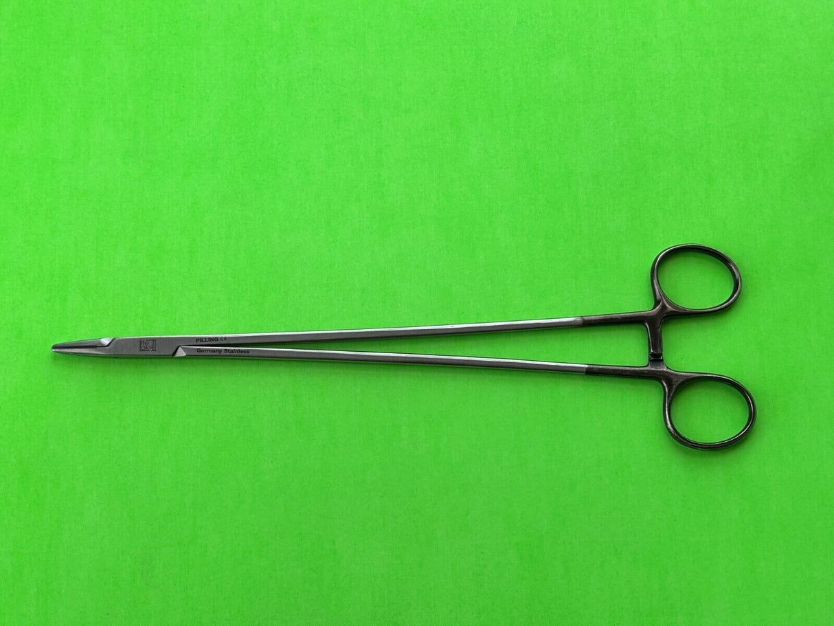 Pilling Surgical 10-1/4" TC Needle Holder, Str Jaw