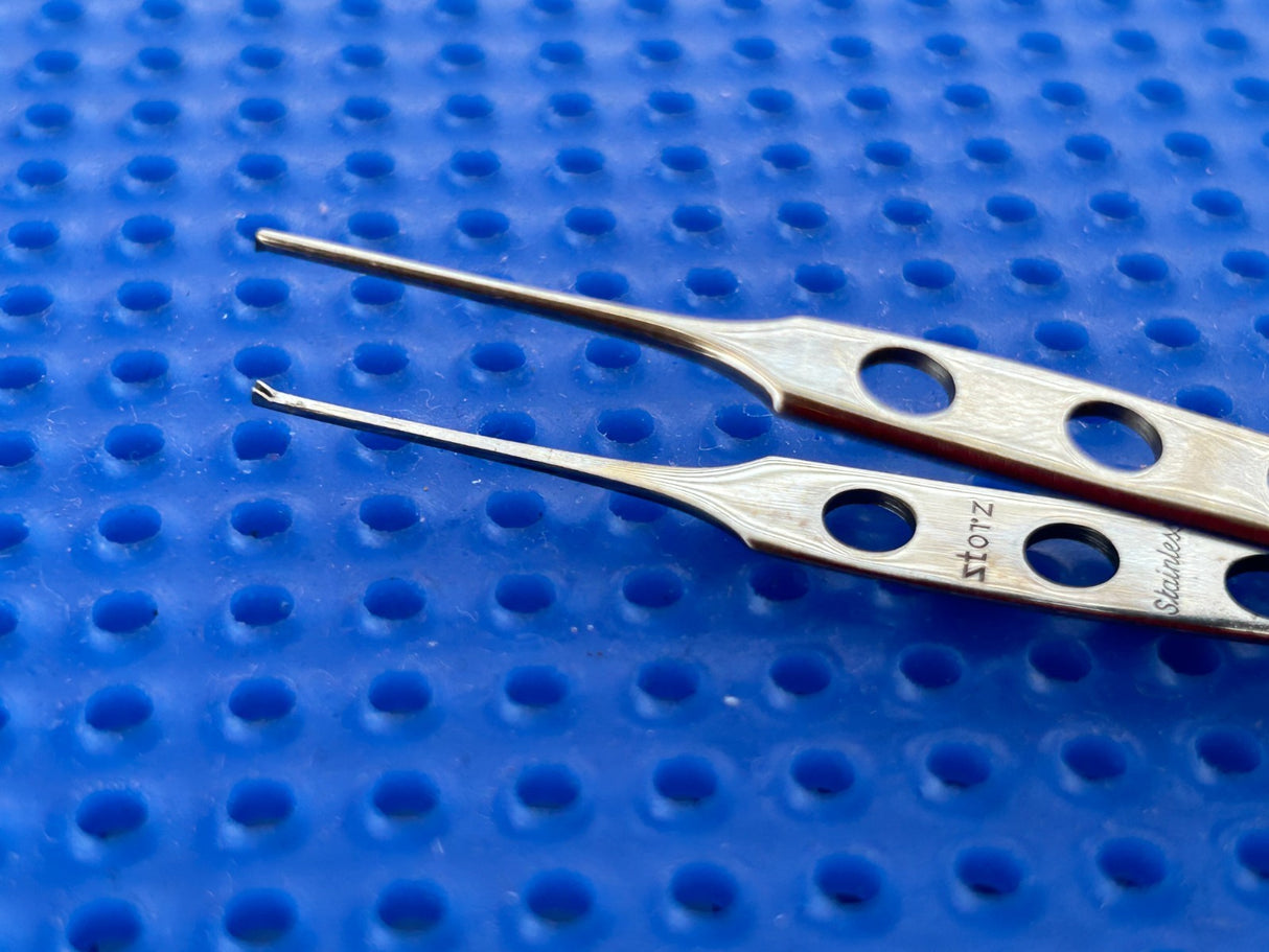 Karl STORZ Surgical E1500 Bishop-Harmon Tissue Forceps Fine Straight, 1 x 2