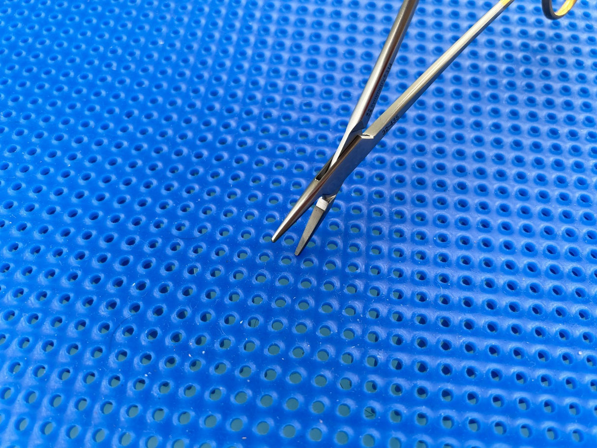 Symmetry Surgical 32-435 Needle Holder; Crile-Wood; Smooth; 6in Tungsten Carbide