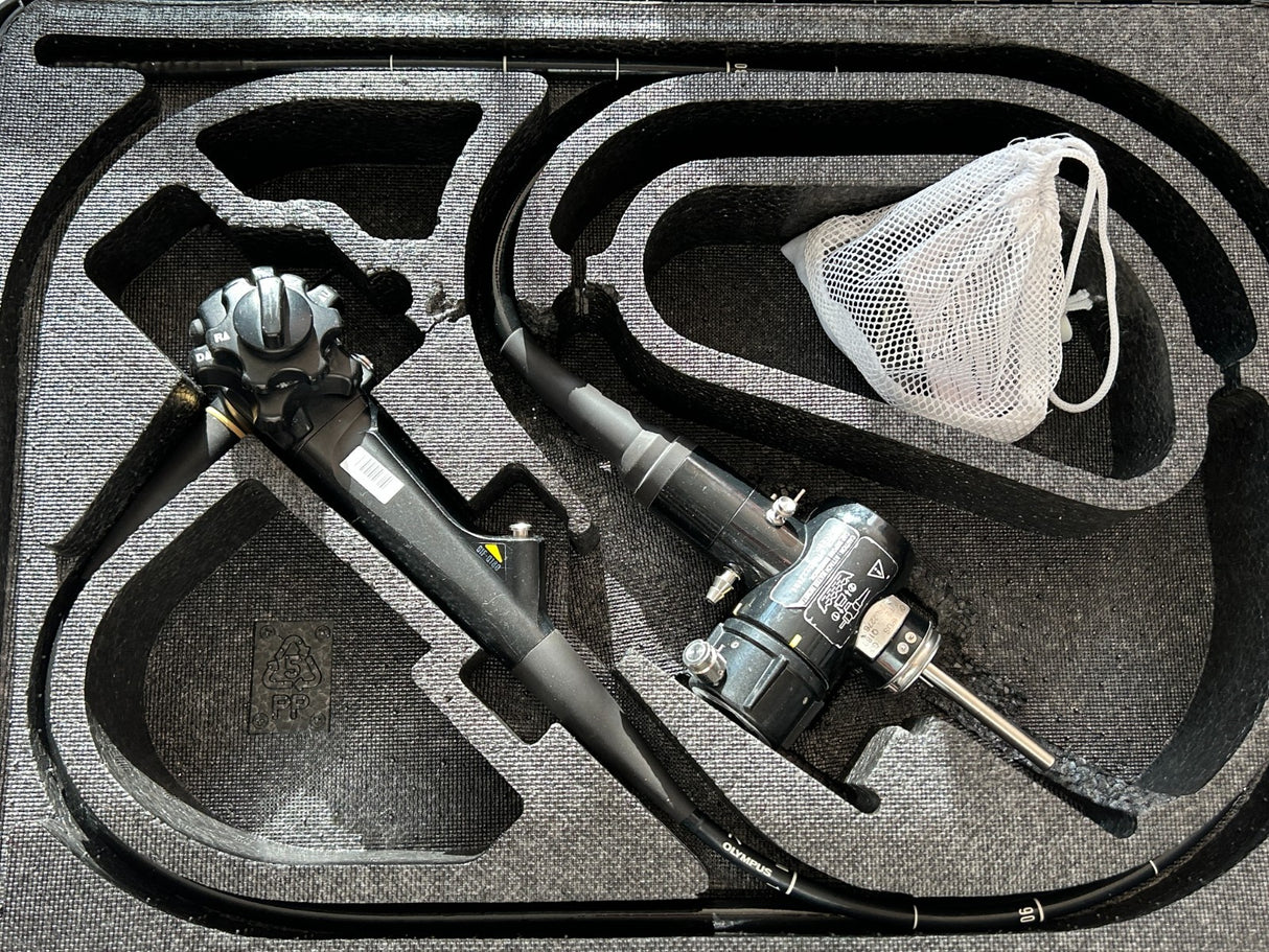 Olympus GIF-Q180 Evis Exera II Gastroscope GASTROINTESTINAL VIDEOSCOPE IN CASE!