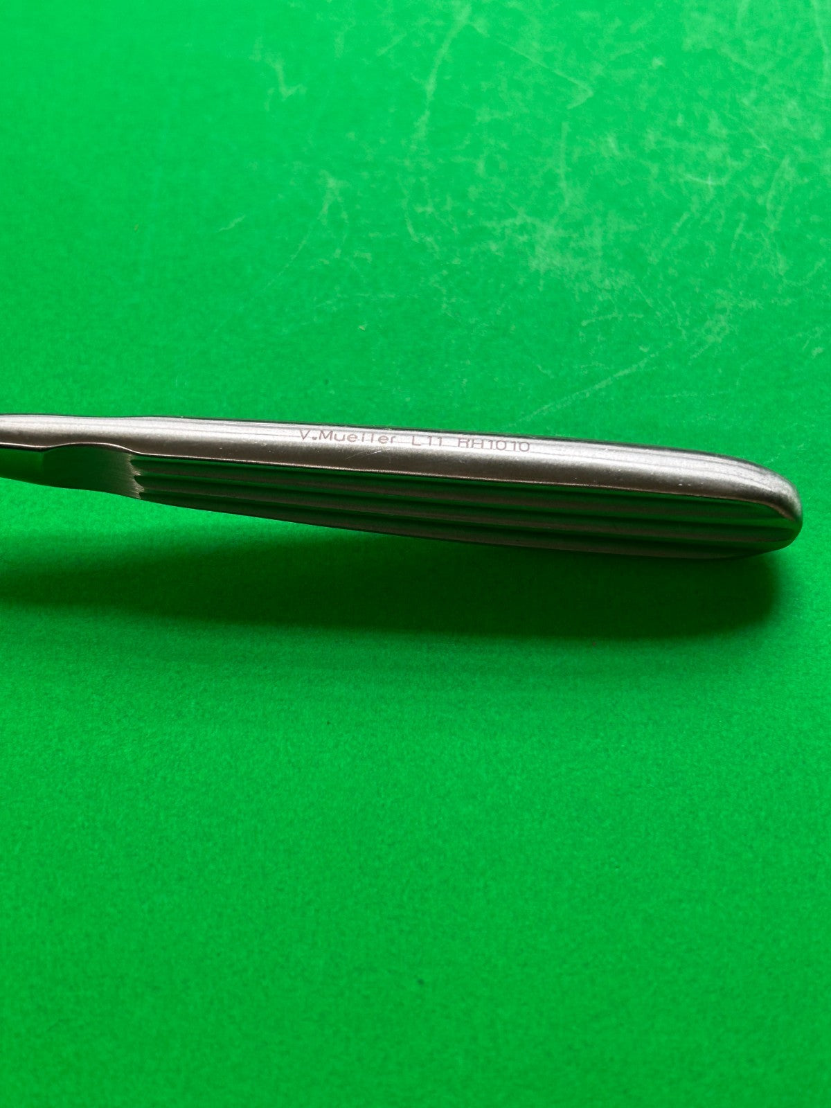 V.Mueller RH1010 Joseph Periosteotome, 5mm, Curved Blade, 6-1/2"