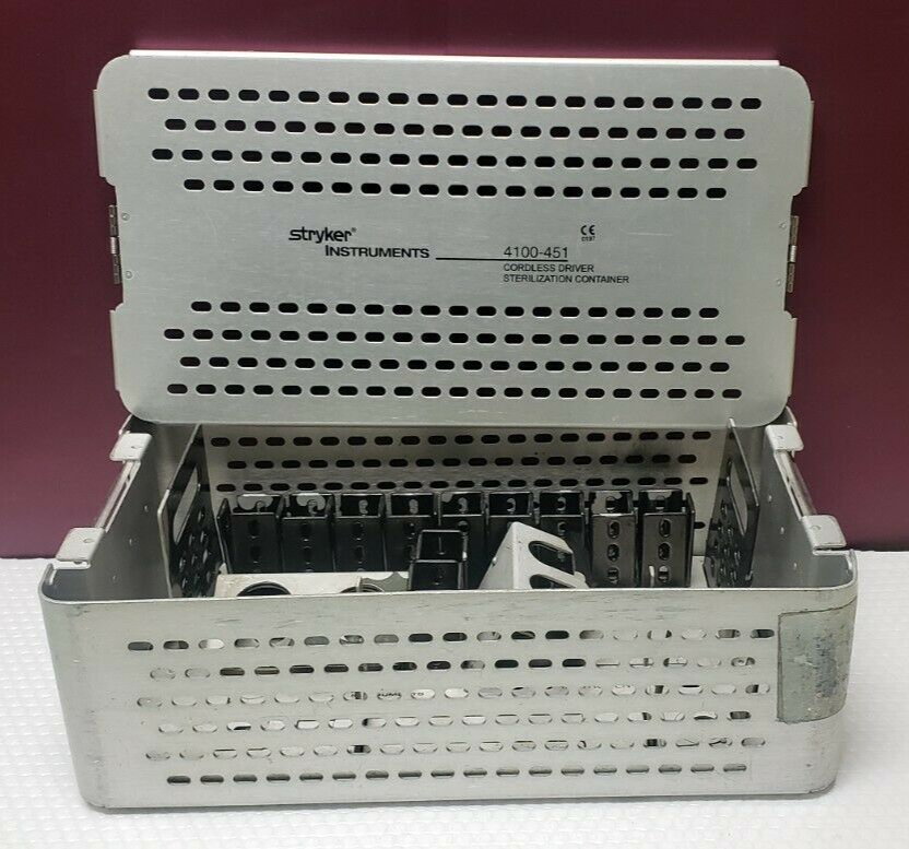 Stryker Instruments 4100-451 Cordless Driver Sterilization Container
