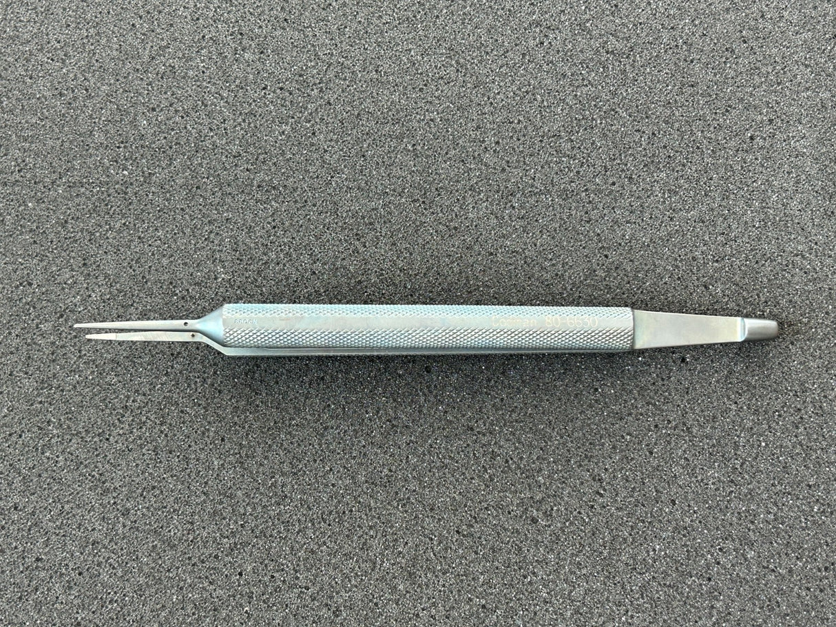 Codman 80-6630 6" E-Series Titanium Tying Forceps, 0.7mm