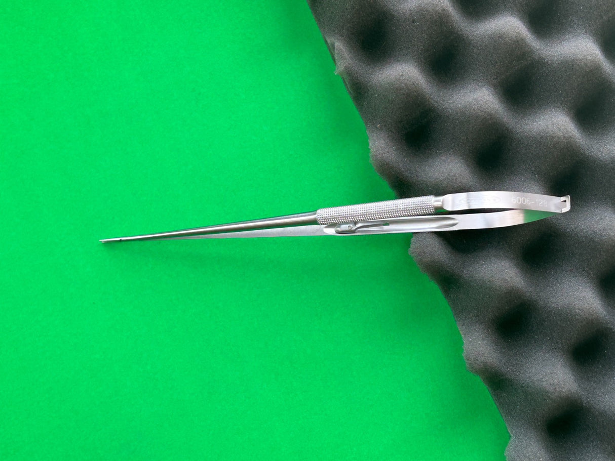 Scanlan 6006-128 9" Diamond Dust Jacobson Micro Needle Holder, Locking *GERMANY*