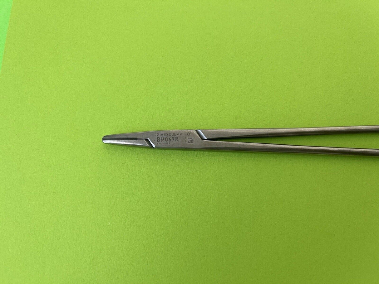 Aesculap Surgical 8" Durogrip Mayo-Hegar Needle Holder, TC