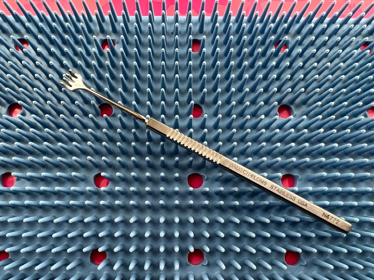 Bausch + Lomb Coleman Retr N4772 Sharp. 7mm wide. Overall length 130mm, 5.1"