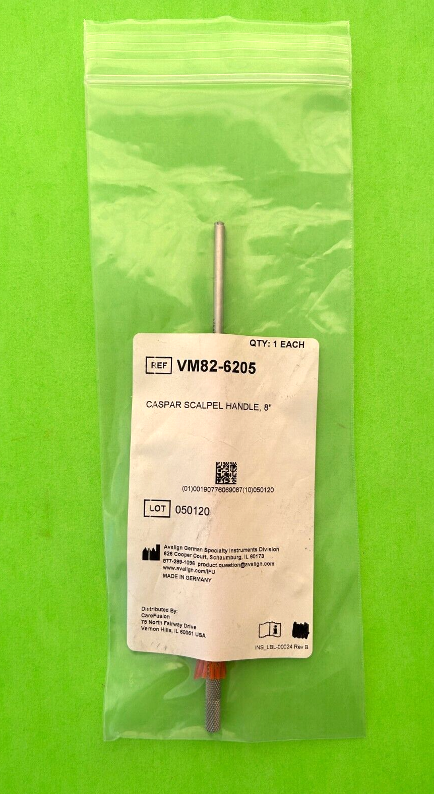 V.Mueller Surgical 8" Caspar Scalpel Handle