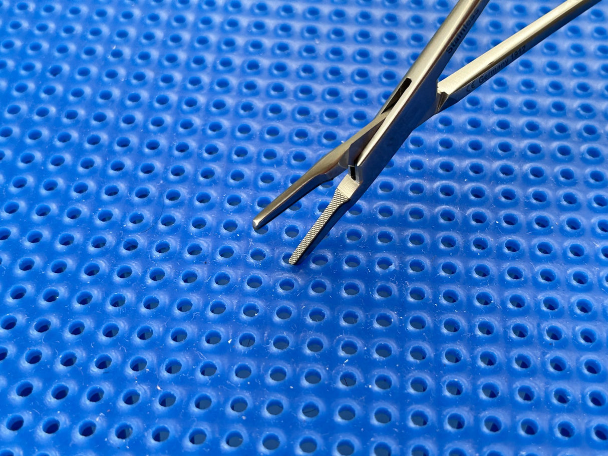 Symmetry Surgical 32-326 Needle Holder; Ryder; Tungsten Carbide; 8 in