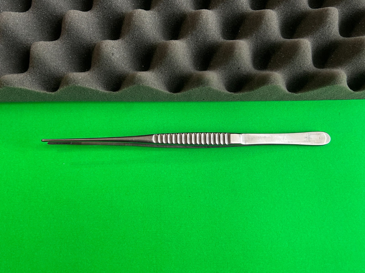 Pilling 35-1804 DeBakey Tissue Forceps, 9.5", 2mm Tip Width Cardio
