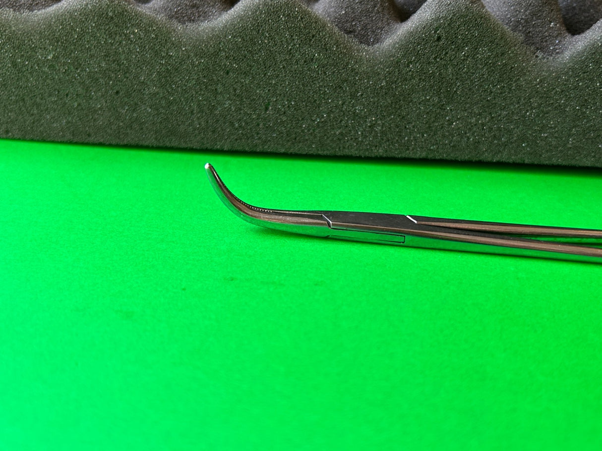 Codman 30-4290 Schnidt Hemostatic Forceps, Curved, 7.25"