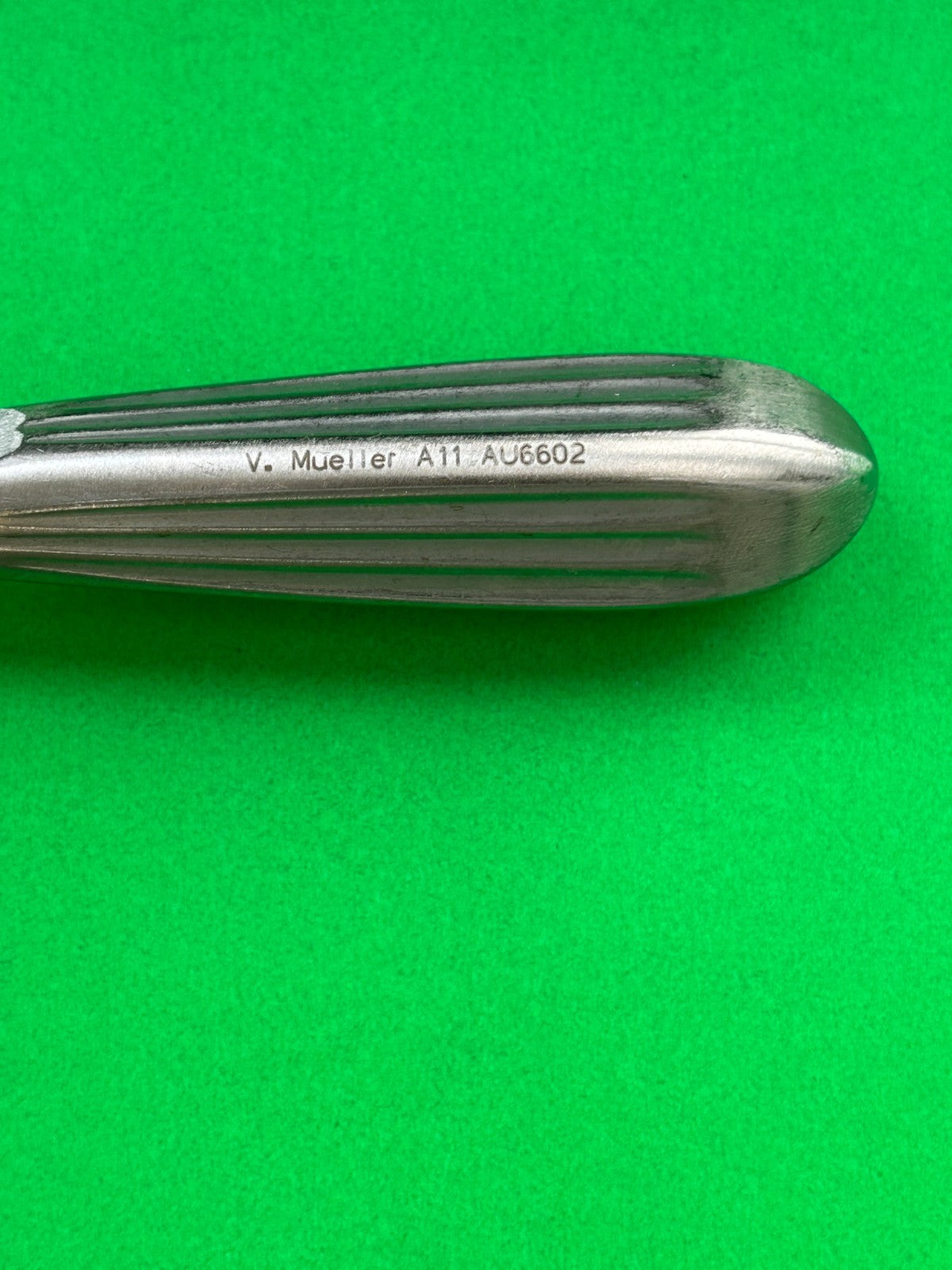 V. Mueller AU6602 SPRATT Mastoid Curette, Size 0, 6.5"