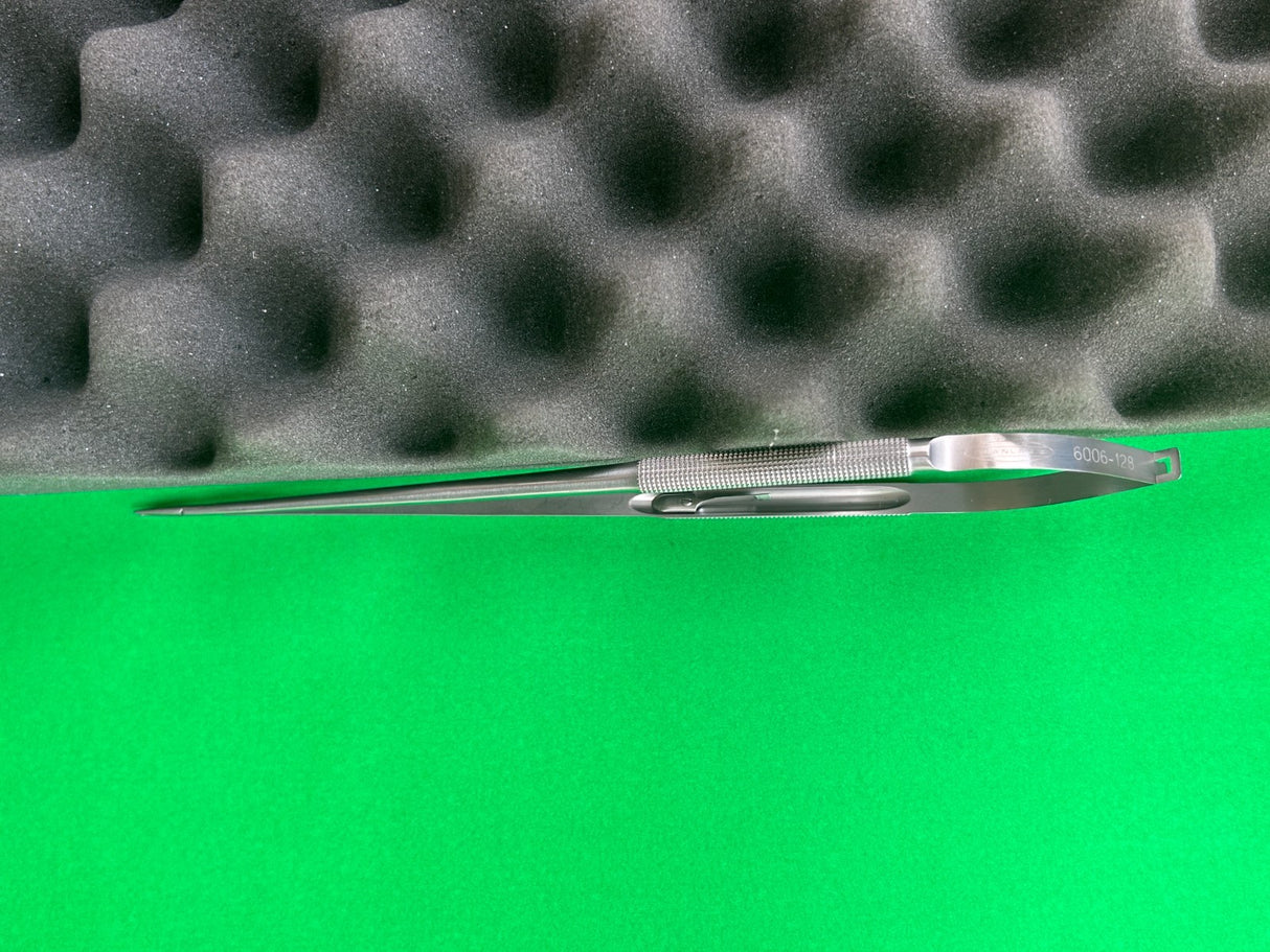 Scanlan 6006-128 9" Diamond Dust Jacobson Micro Needle Holder, Locking *GERMANY*