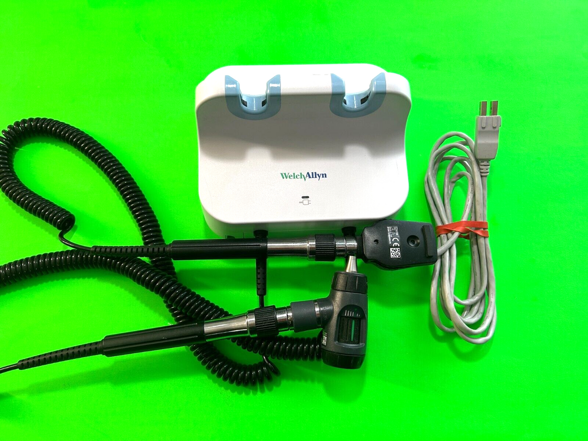 Welch Allyn GS 777 Wall Transformer With Ophthalmoscope, Otoscope, & Power Cable