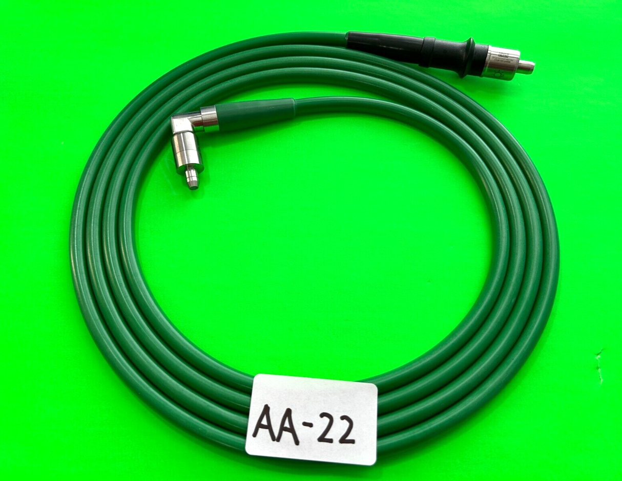 Stryker 0233-050-490 Fiber Optic Green Cable 5mm x 3.05mm x 10ft