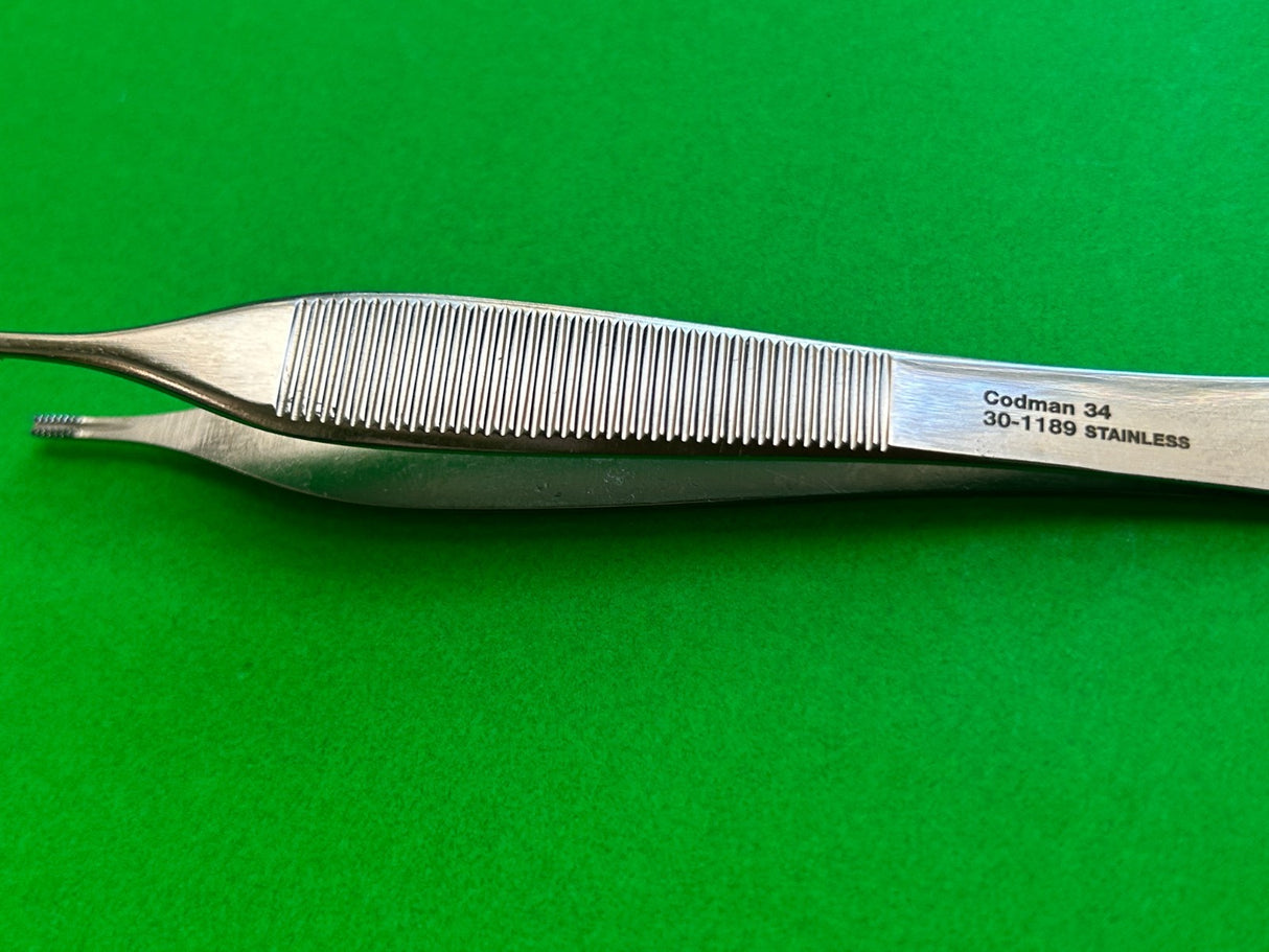 Codman 30-1189 Adson-Brown Tissue Forcep, 4-3/4"