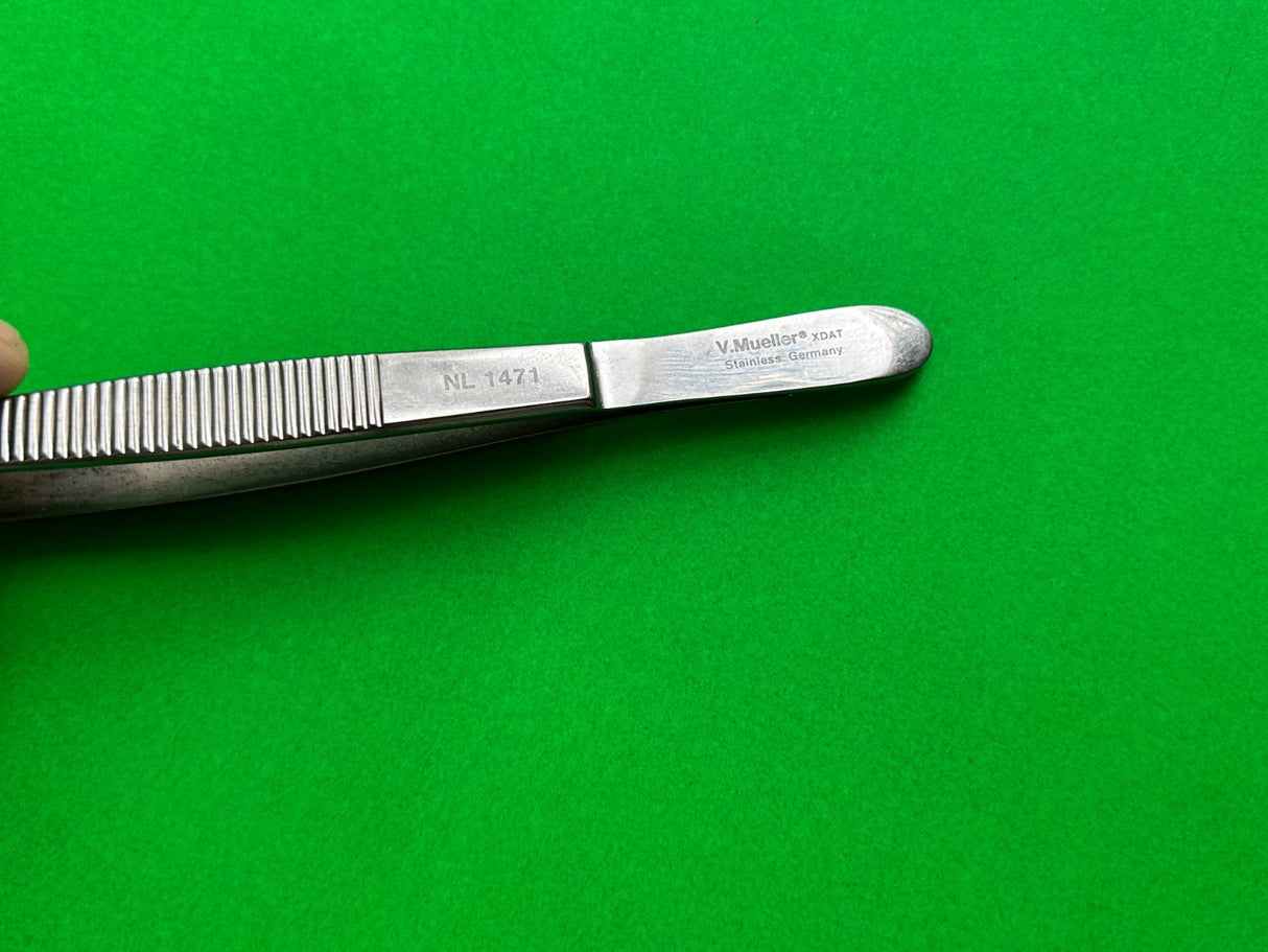 V.Mueller NL1471 Cushing Tissue Forceps, 1x2 Teeth, 8''