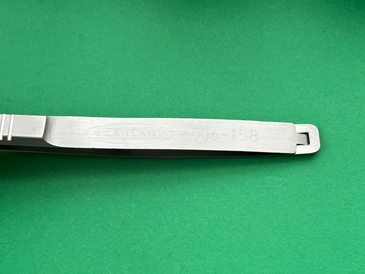 Scanlan Surgical 9-1/2" Jacobson Microsurgical Needle Holder, Diamond Dust, Lock