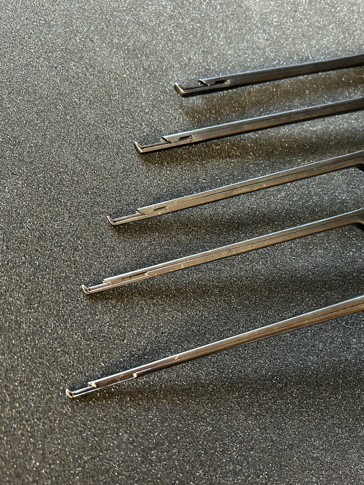 Set of 9 Aesculap & Medtronic Kerrison Rongeur/Punch 40° 1mm-5mm Spine/Neuro