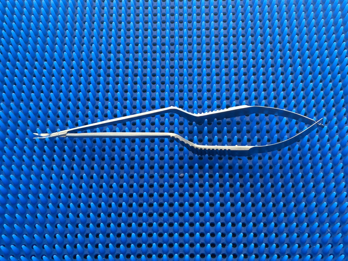 Jarit 277-131 Jacobson Scissors Bayonet, Flat Handle, 13mm, Curved, 7-1/4"