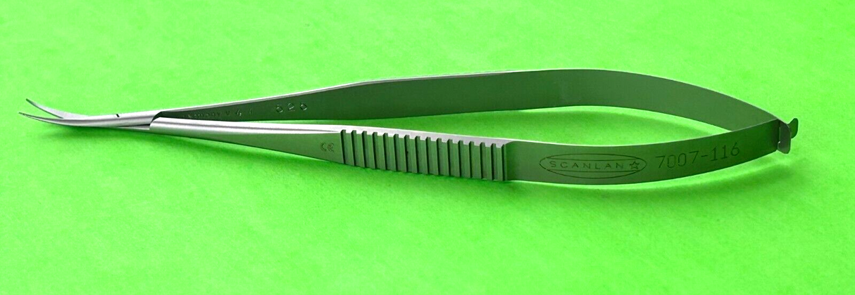 Scanlan Surgical 5-1/2" Curved Premier Castroviejo Micro Scissors