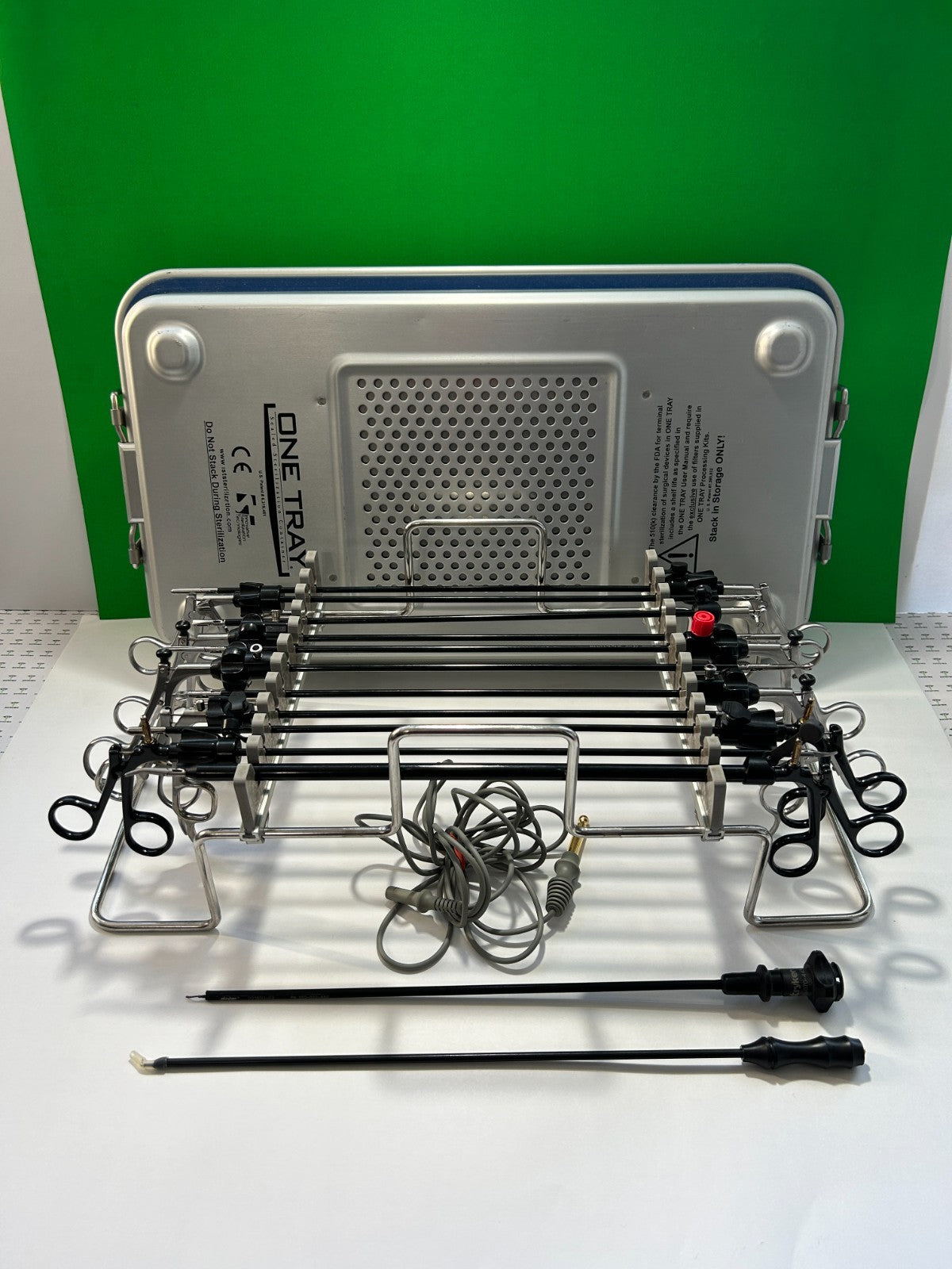 Stryker, V.Mueller, Jarit Laparoscopic 5x33cm Monopolar 13 Instrument Set W Tray