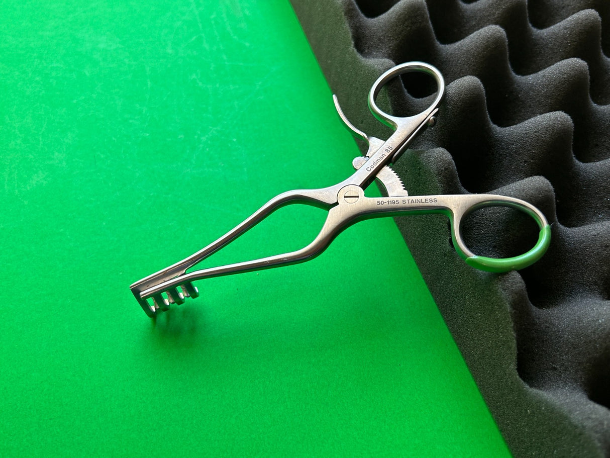 Codman 50-1195 Weitlaner Retractor, Self-Retaining, 3x4 Prongs, Blunt, 2-1/4"