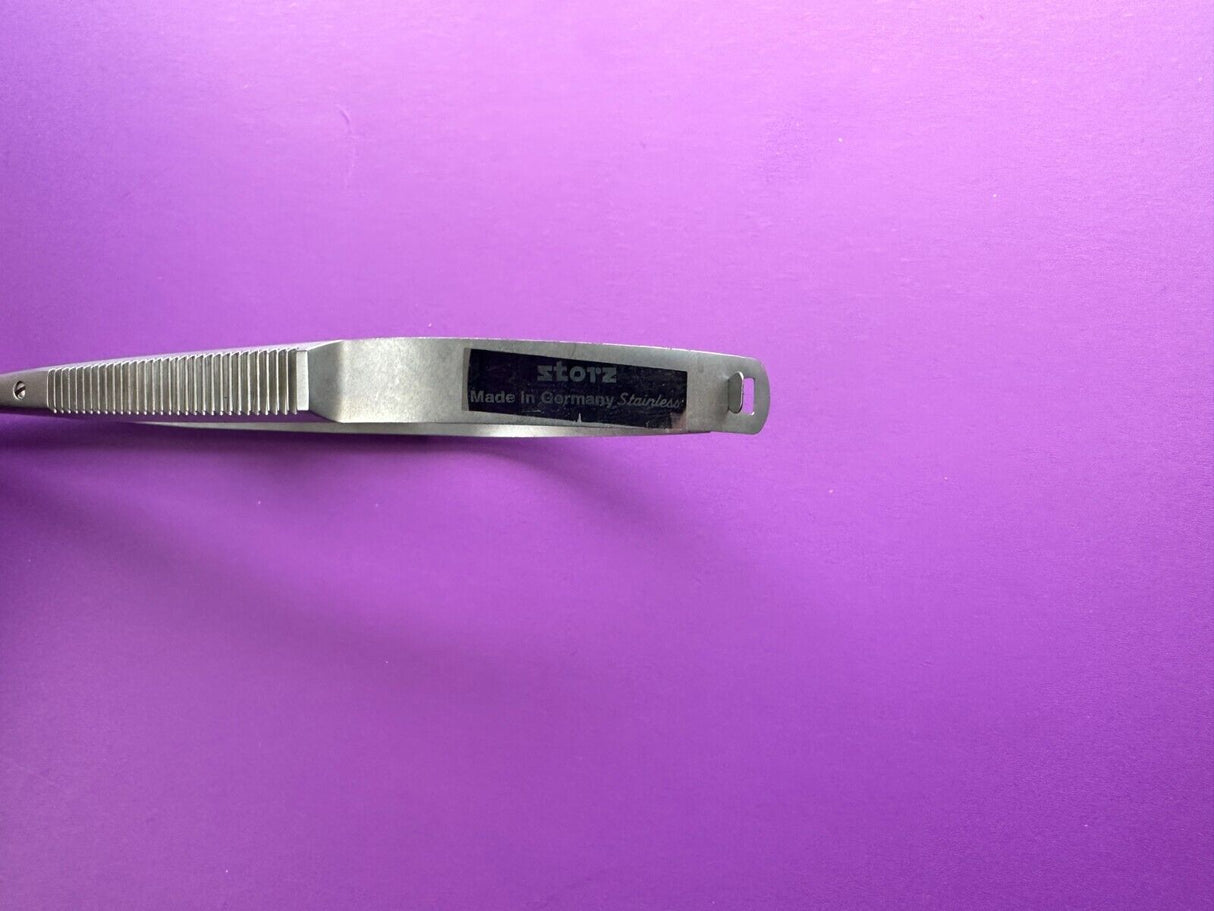 Karl Storz E3848 Castroviejo Needle Holder 11mm Curved Medium Locking