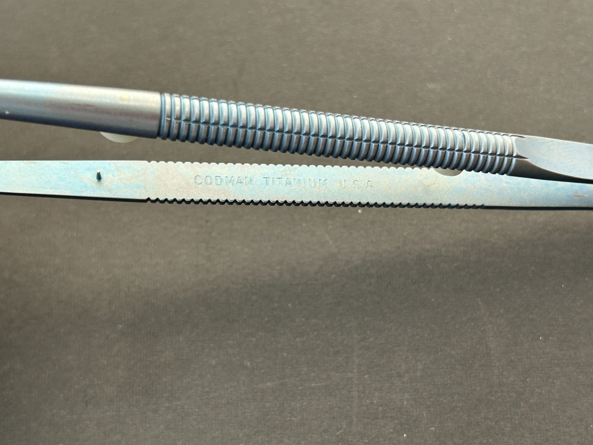 CODMAN 80-1574 Straight Titanium Malis Bipolar Forceps Delicate W/ Free Cable