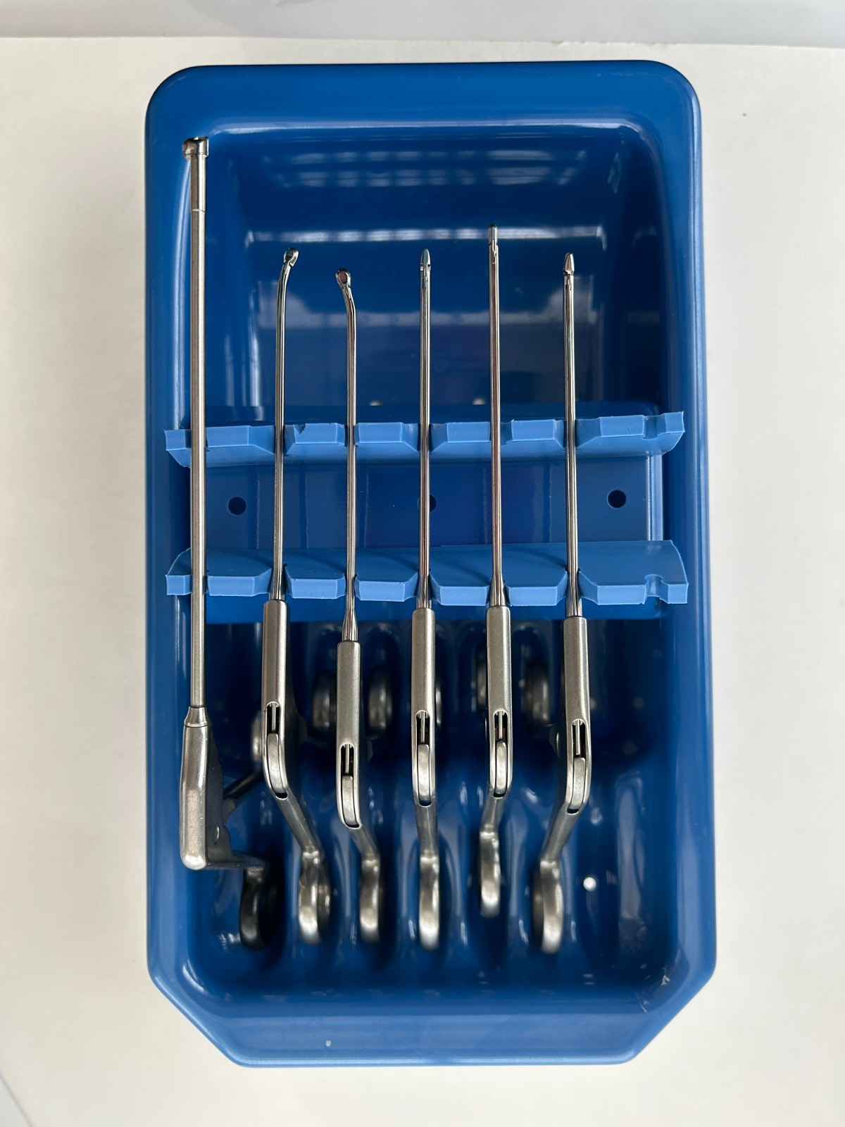 Acufex Set of 6 Micro Arthroscopic Instruments Punch & Graspers With Tray