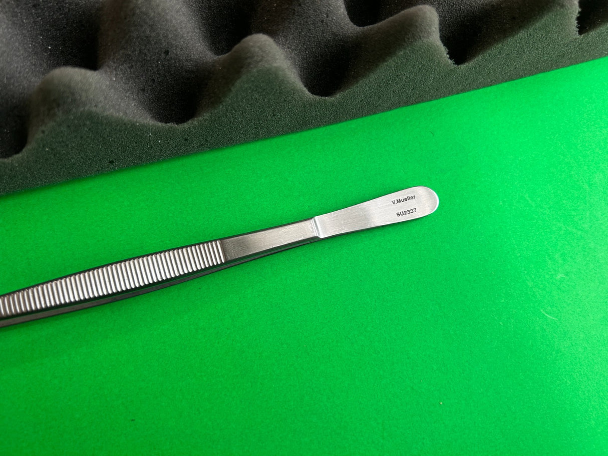 V. Mueller SU2337 Forceps, 1 x 2 Teeth, 10"