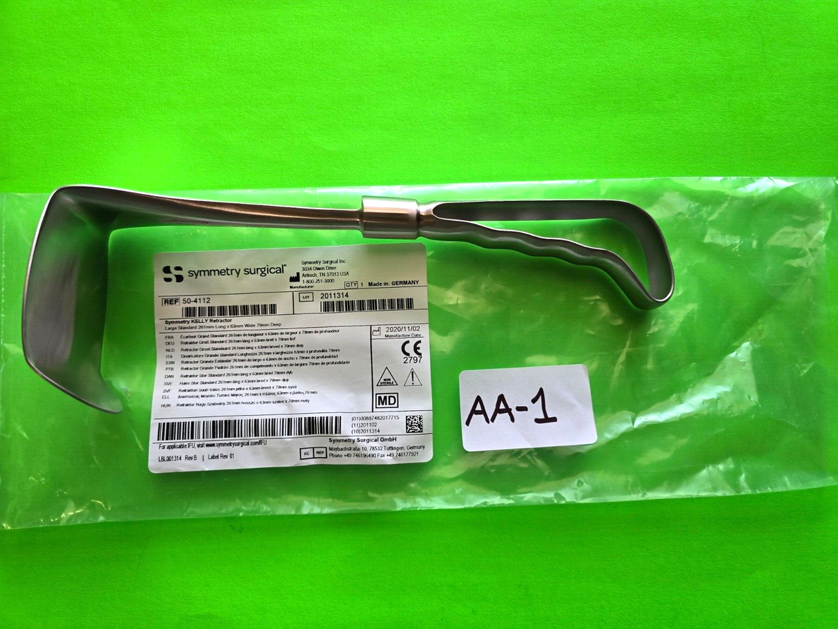 Symmetry Surgical 50-4112 Kelly Retractor 261mm Long x 63mm Wide x 79mm Deep