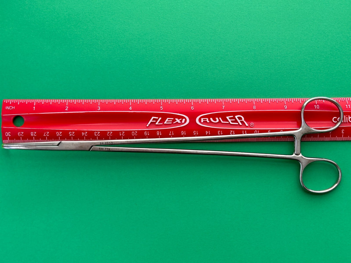 Pilling Surgical 10-5/8" Right Angle Thoracic Forceps, Serrated