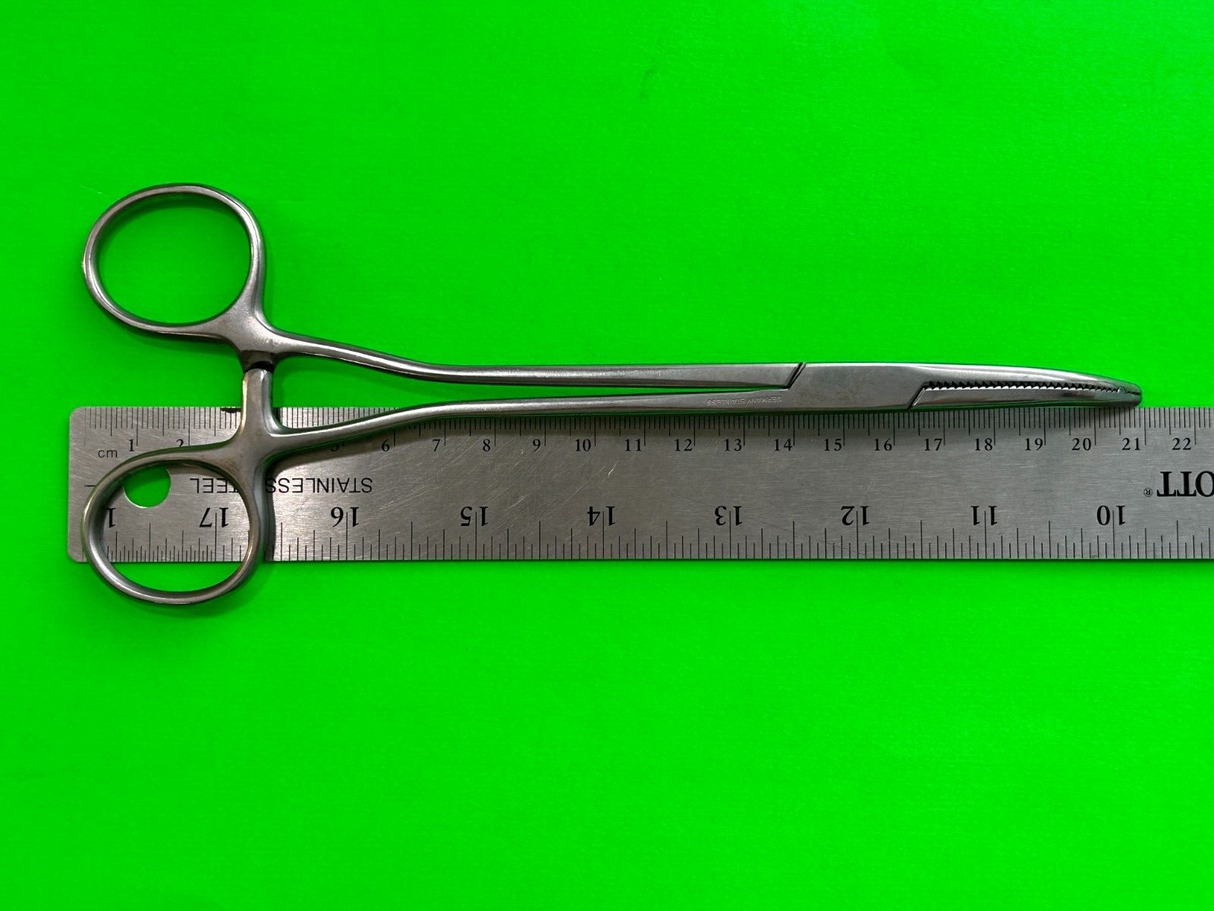 V.Mueller Surgical GL3100 Heany Hysterectomy Forceps, curved 21cm