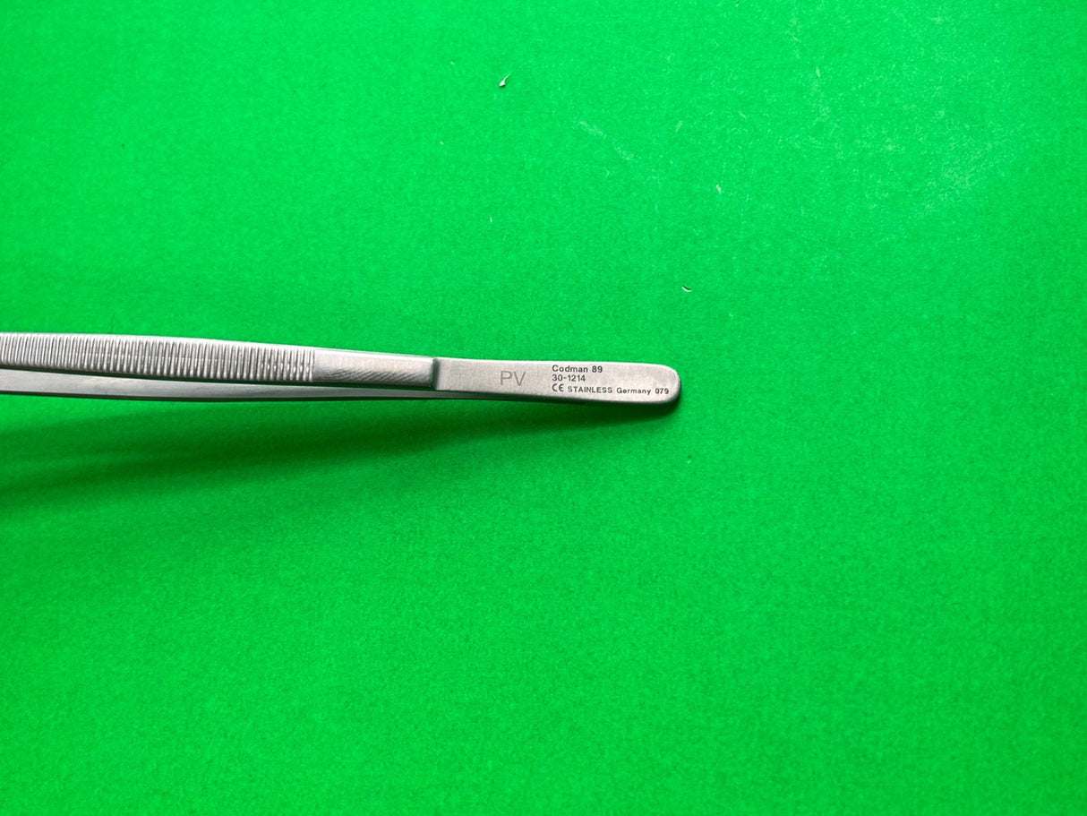 Codman 30-1214 Dressing Forceps Gerald 7"