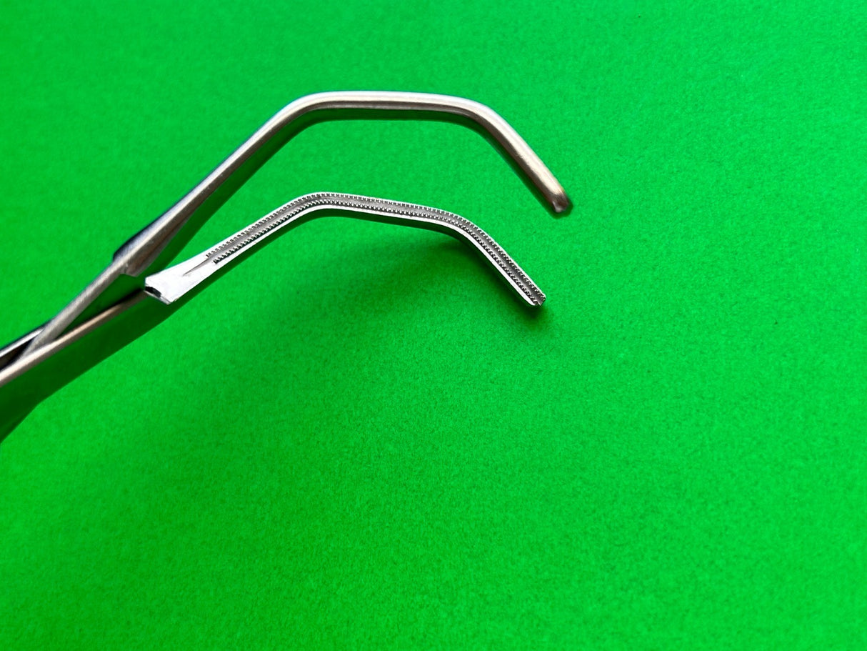 Codman 37-1190 DeBakey Classic Tangential Occlusion Clamp, 1x2 Teeth, 7-1/2"