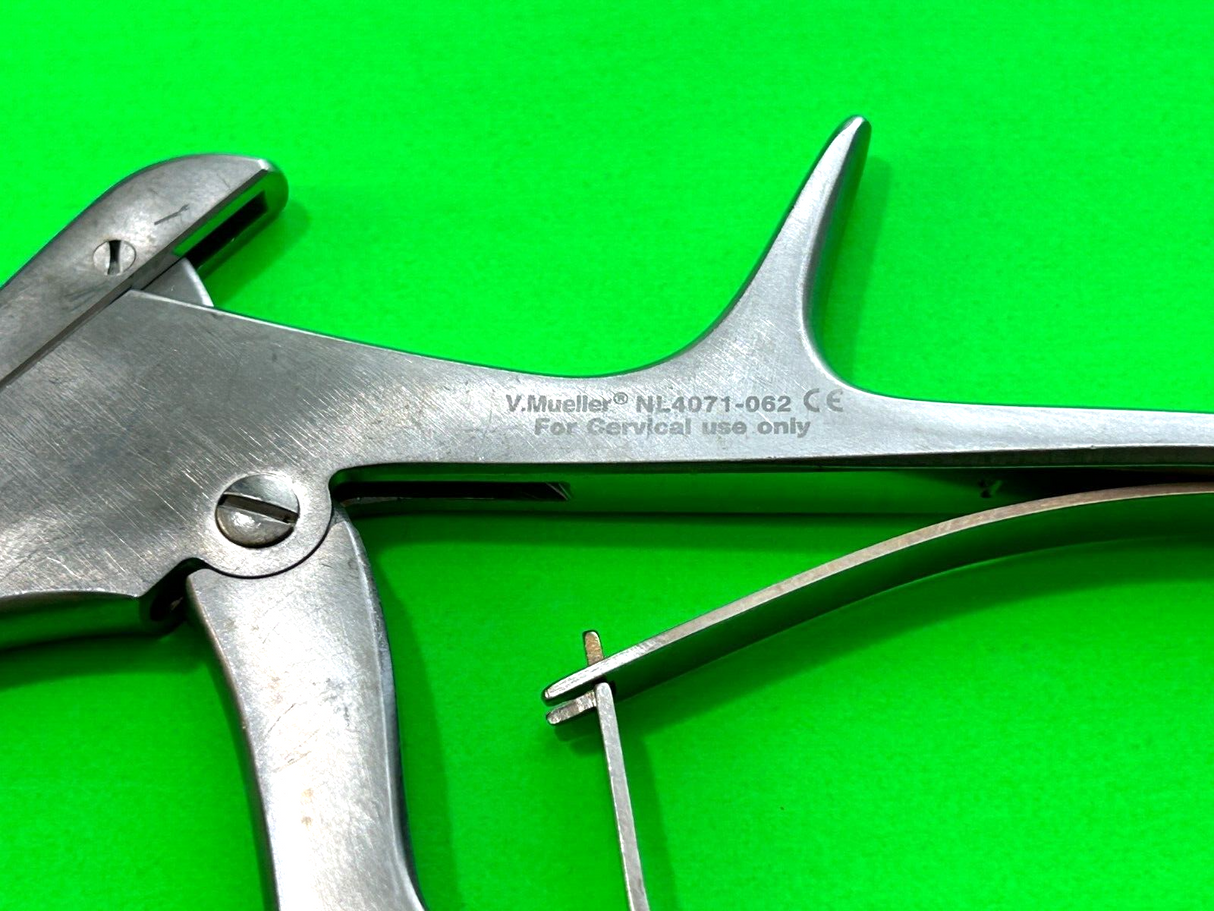 V.Mueller Surgical NL4071-062 Orthopedic Kerrison Rongeur 2mm 40° Shaft 6.5"