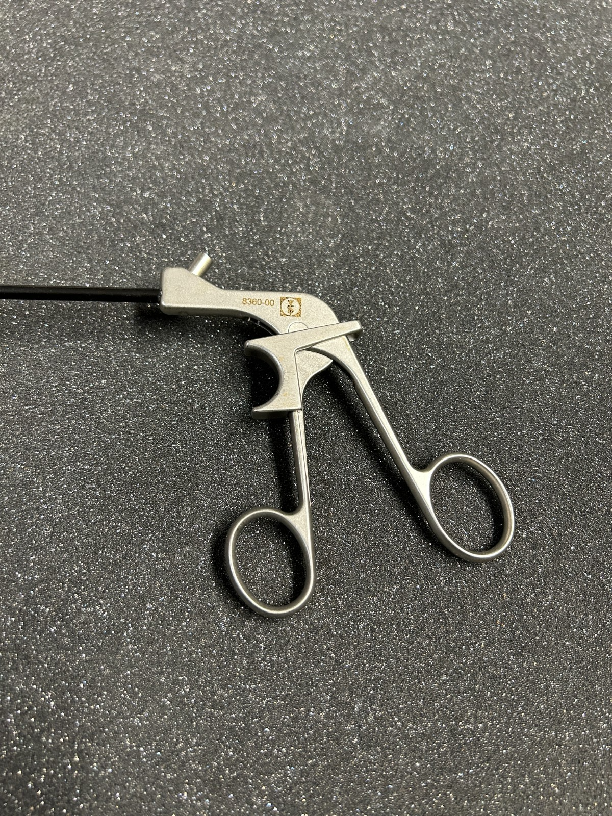Aesculap 8360-00 Prestige Atraumatic Single Action Slide Lock Grasper 5mm x 36cm